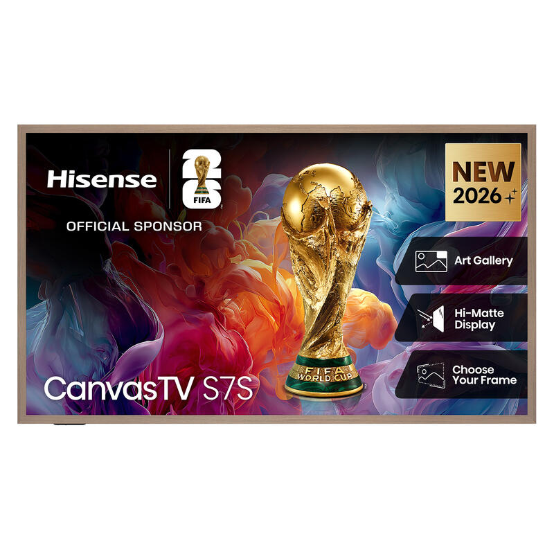 Hisense 75" S7SAU Hi-QLED 4K Canvas Smart TV (2026)