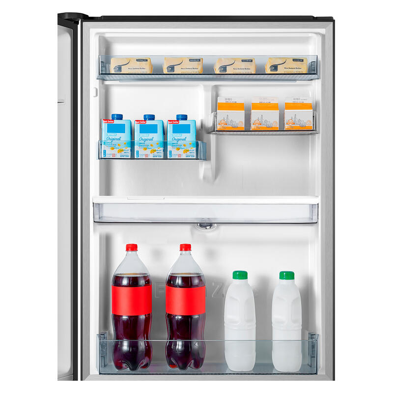 Hisense 415L Bottom Mount Fridge with Water Dispenser - Stainless Steel