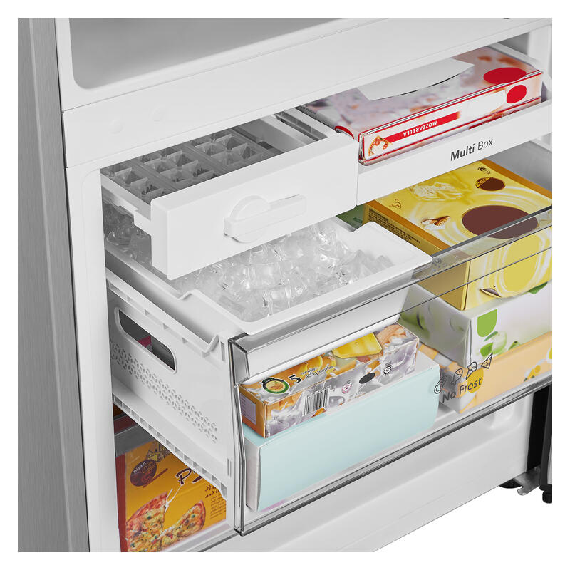 Hisense 415L Bottom Mount Fridge with Water Dispenser - Stainless Steel