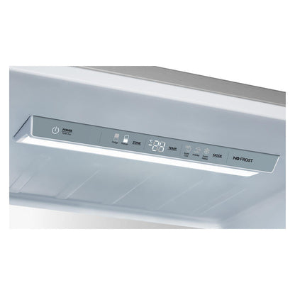 Hisense 415L Bottom Mount Fridge with Water Dispenser - Stainless Steel