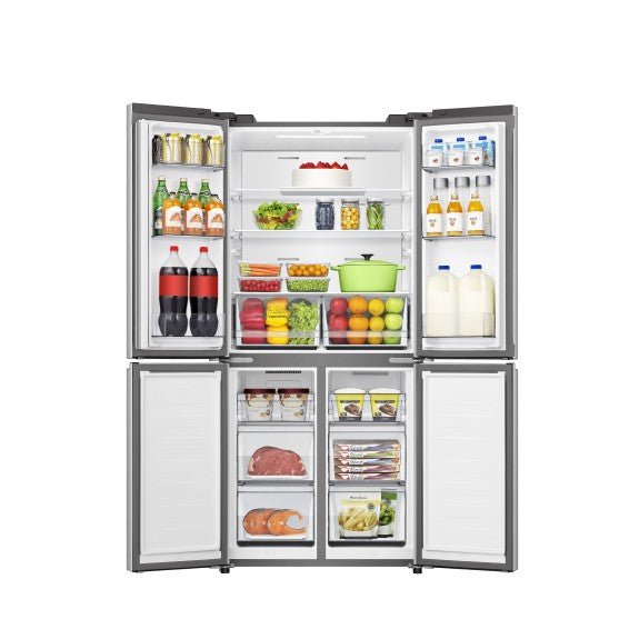 Hisense 483L French Door Fridge Freezer - Stainless Steel
