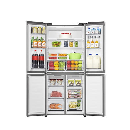 Hisense 483L French Door Fridge Freezer - Stainless Steel