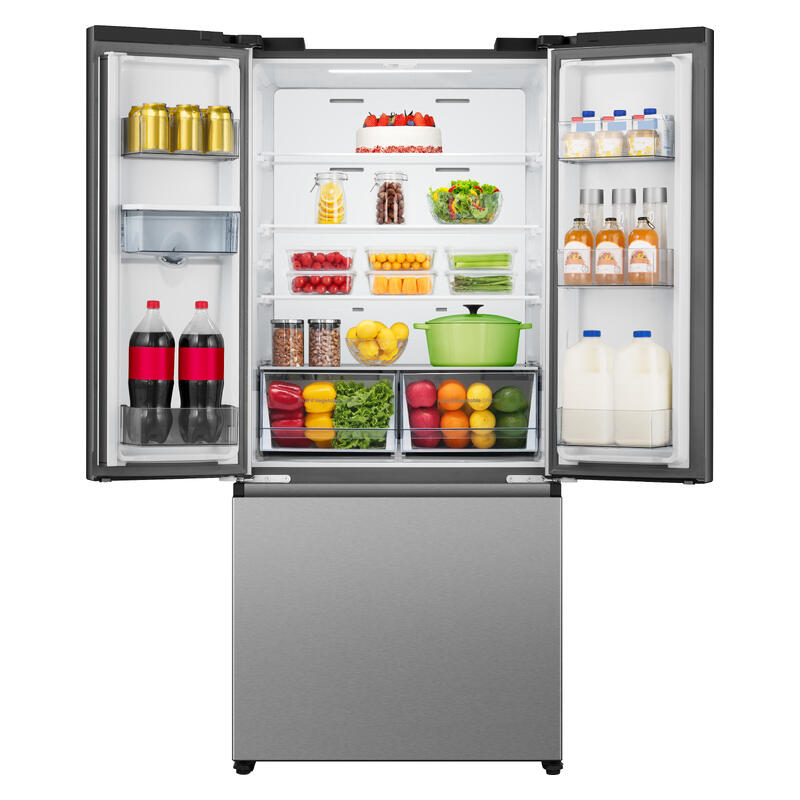 Hisense 544L PureFlex French Door Fridge - Silver