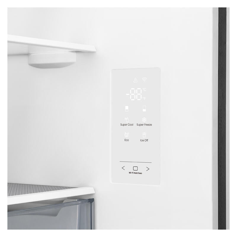 Hisense 544L PureFlex French Door Fridge - Silver