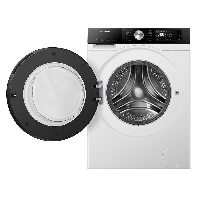 Hisense 7.5kg Front Load Washing Machine - White (Series 3S)