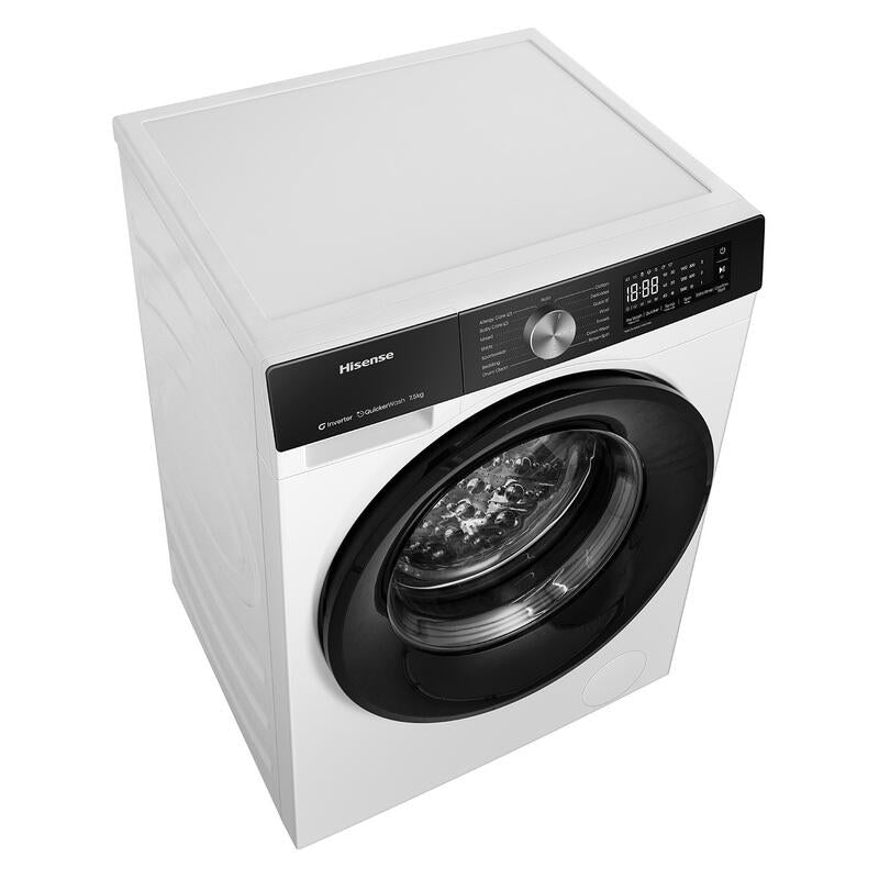 Hisense 7.5kg Front Load Washing Machine - White (Series 3S)