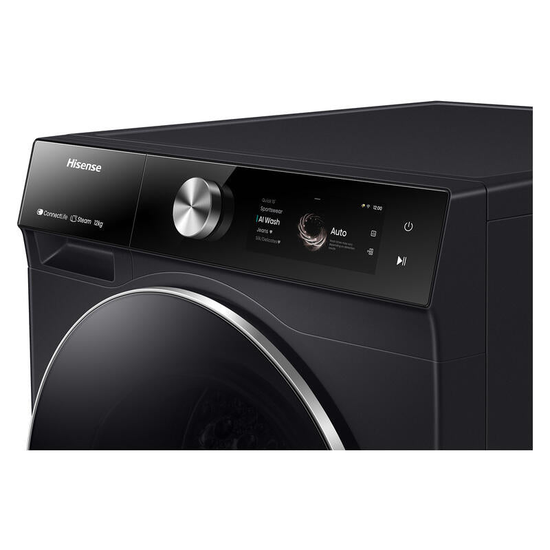 Hisense 12kg Series 9S Front Load Washer - Black