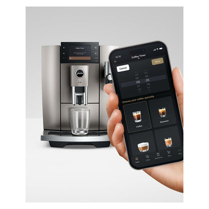 Jura E8 Automatic Coffee Machine - Midnight Silver