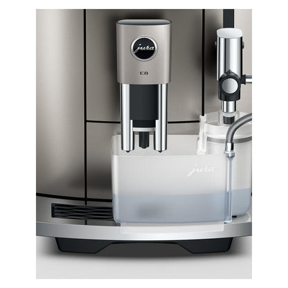 Jura E8 Automatic Coffee Machine - Midnight Silver