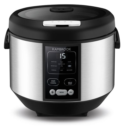 Kambrook Health Steam Plus Multi Cooker Black Stainless Steel