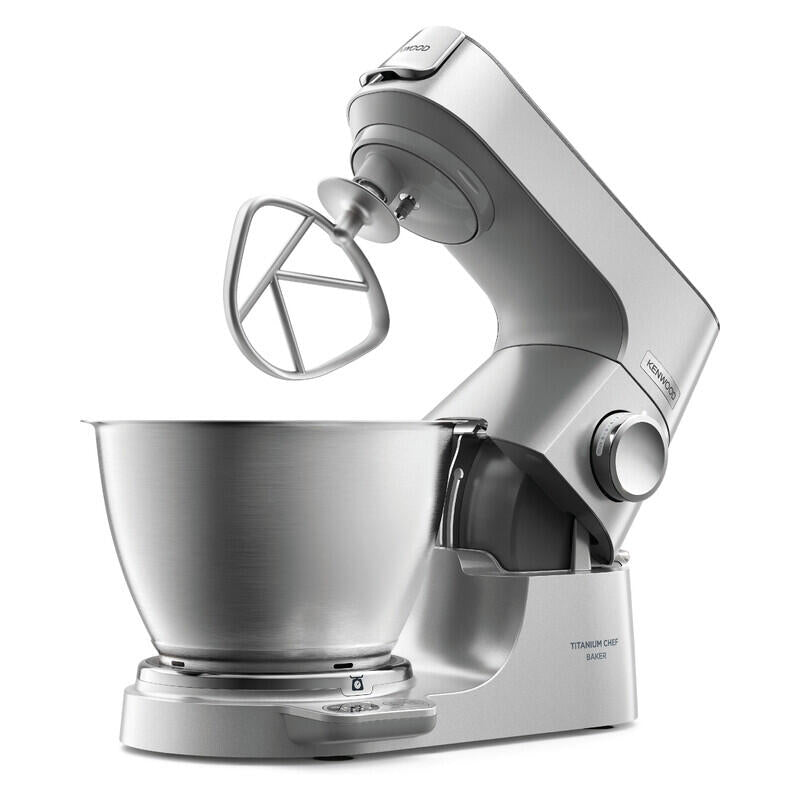 Kenwood 5L Titanium Chef Baker Stand Mixer - Silver
