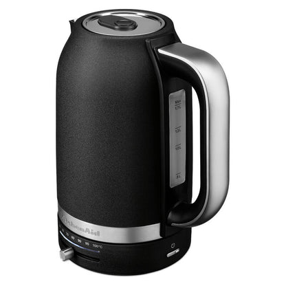 KitchenAid 1.7L Variable Temperature Kettle - Cast Iron Black