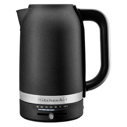 KitchenAid 1.7L Variable Temperature Kettle - Cast Iron Black
