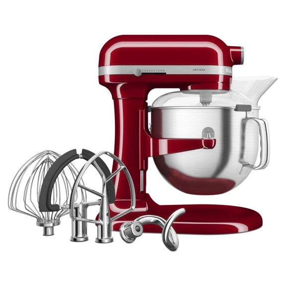 KitchenAid 6.6 Litre Artisan Bowl Lift Mixer - Empire Red