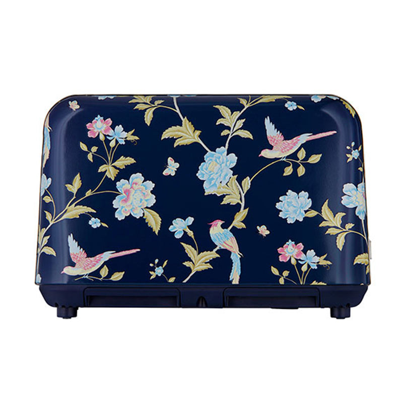 Laura Ashley Elvenden 4 Slice Toaster - Blue/Silver