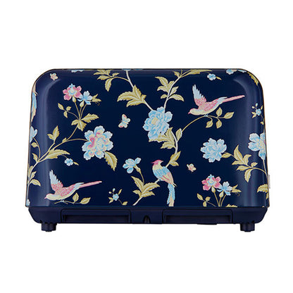Laura Ashley Elvenden 4 Slice Toaster - Blue/Silver