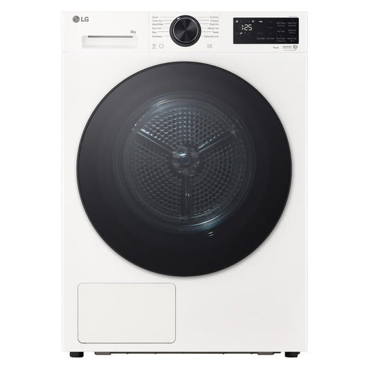 LG 8kg AI Heat Pump Condenser Dryer - White (Series 3)