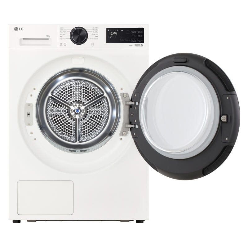 LG 10kg AI Heat Pump Condenser Dryer - White (Series 3)