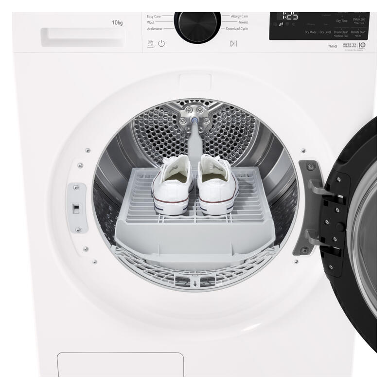 LG 10kg AI Heat Pump Condenser Dryer - White (Series 3)