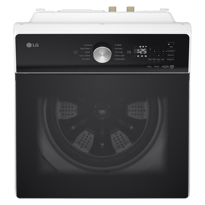 LG 8kg AI Top Load Washing Machine - White (Series 5)
