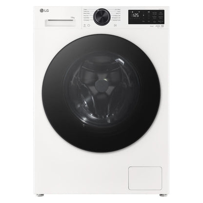 LG 10kg AI Front Load Washing Machine - White (Series 3)