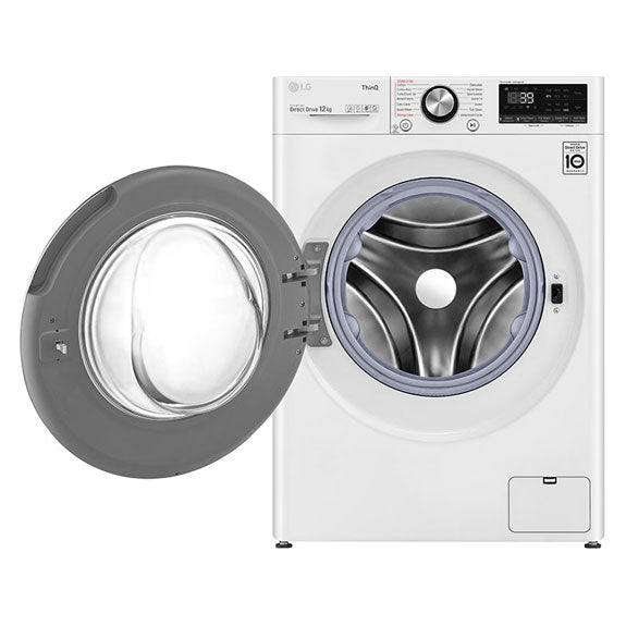 LG 12kg Front Load Washing Machine - White (Series 9)