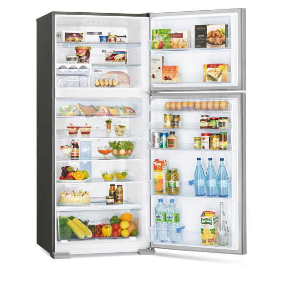 Mitsubishi Electric 505L Top Mount Fridge - Stainless Steel