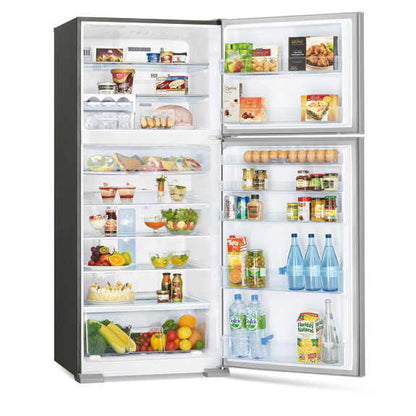 Mitsubishi Electric 505L Top Mount Fridge - Stainless Steel