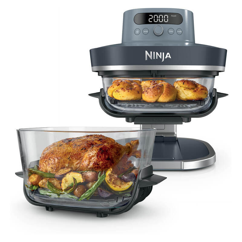 Ninja Crispi Pro 6-in-1 Glass Air Fryer - Cyberspace