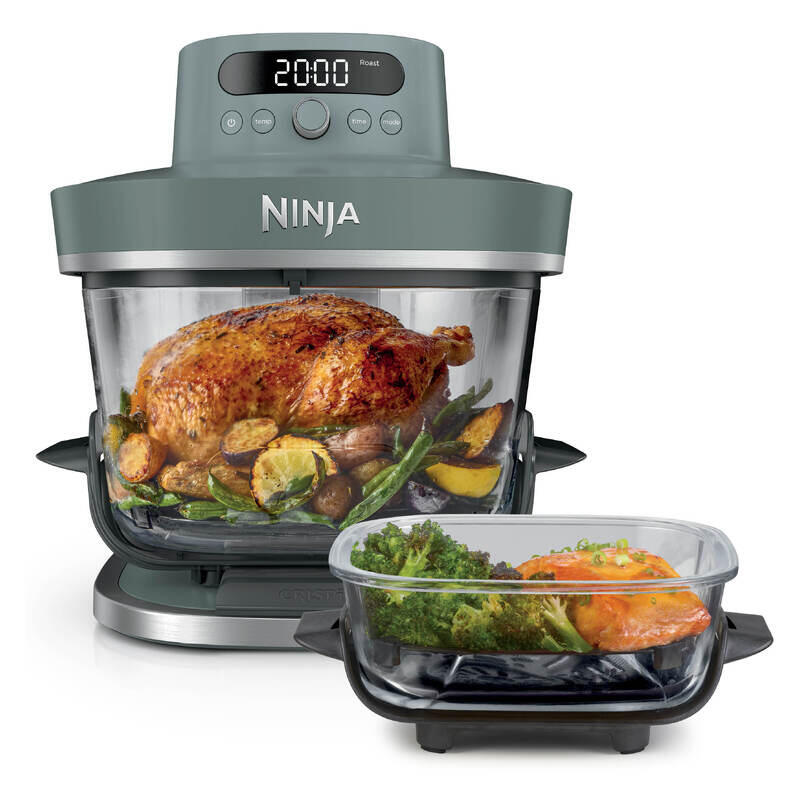 Ninja Crispi Pro 6-in-1 Glass Air Fryer - Ash Grey