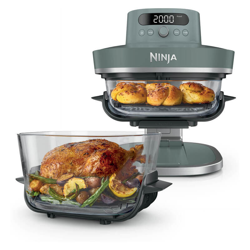 Ninja Crispi Pro 6-in-1 Glass Air Fryer - Ash Grey