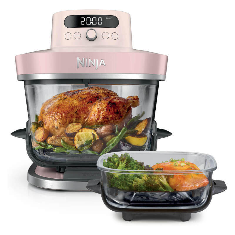 Ninja Crispi Pro 6-in-1 Glass Air Fryer - Rose Quartz