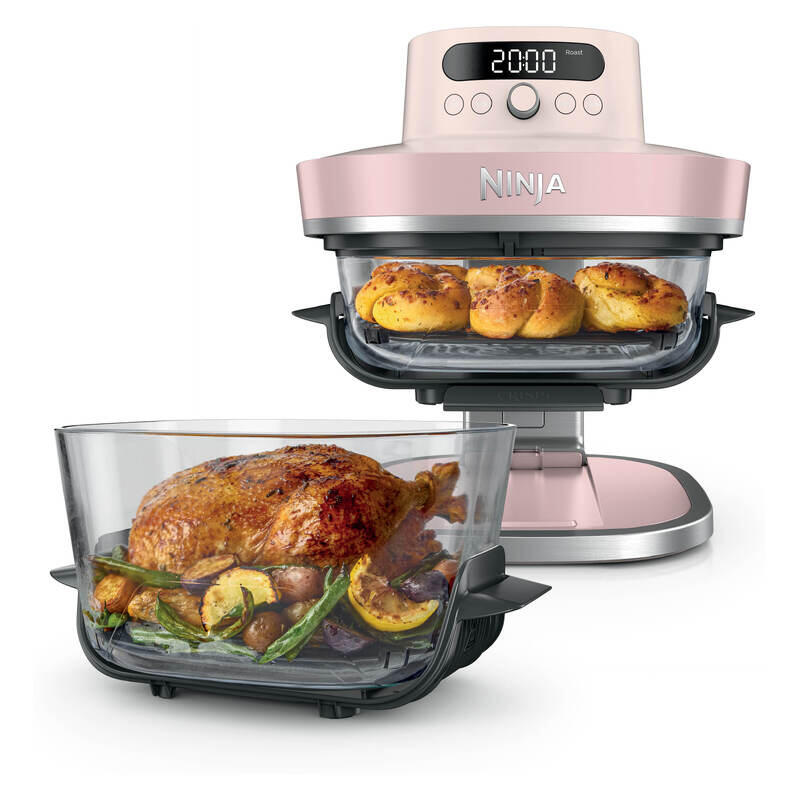 Ninja Crispi Pro 6-in-1 Glass Air Fryer - Rose Quartz