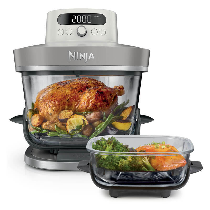 Ninja Crispi Pro 6-in-1 Countertop Glass Air Fryer - Bone