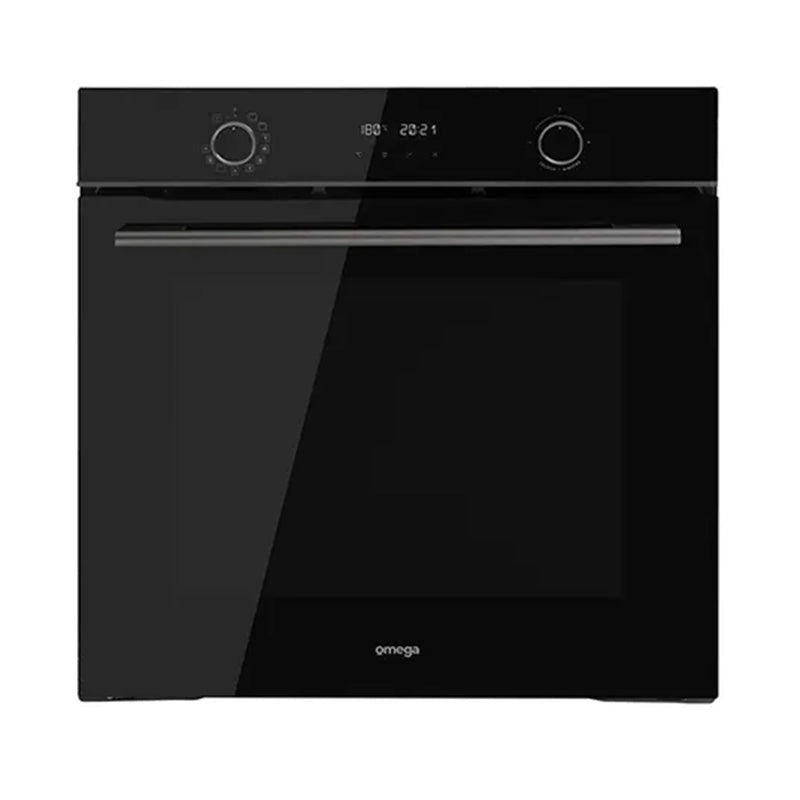 Omega 60cm Built-In Oven with 11 Functions - Black