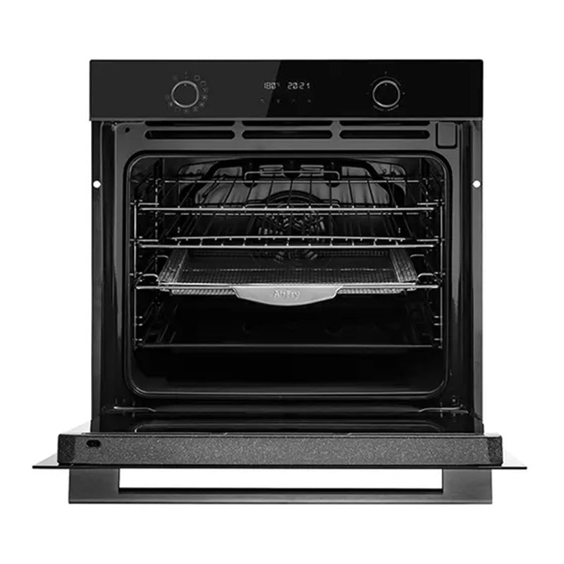 Omega 60cm Built-In Oven with 11 Functions - Black