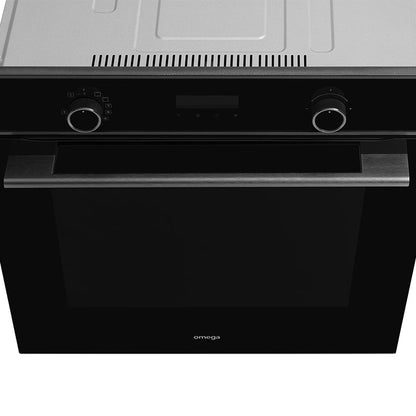 Omega 60cm Built-In Oven with 11 Functions - Black