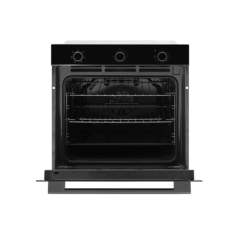 Omega 60cm Built-In Oven with 6 Functions - Black