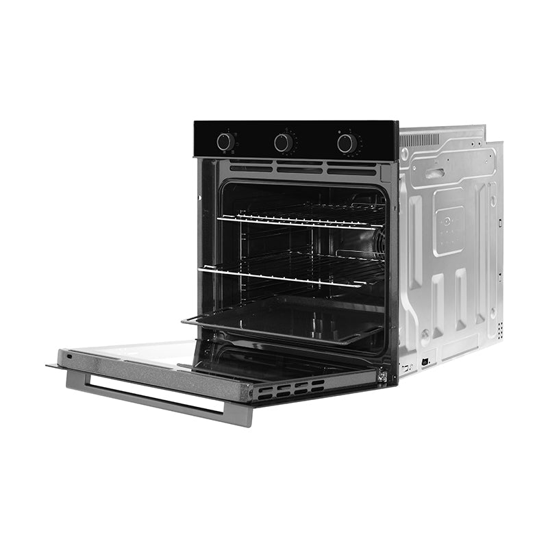 Omega 60cm Built-In Oven with 6 Functions - Black