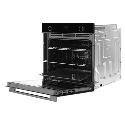 Omega 60cm Built-In Oven with 8 Functions - Black
