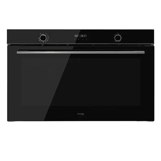 Omega 90cm Built-In Large Oven with 11 Functions - Black