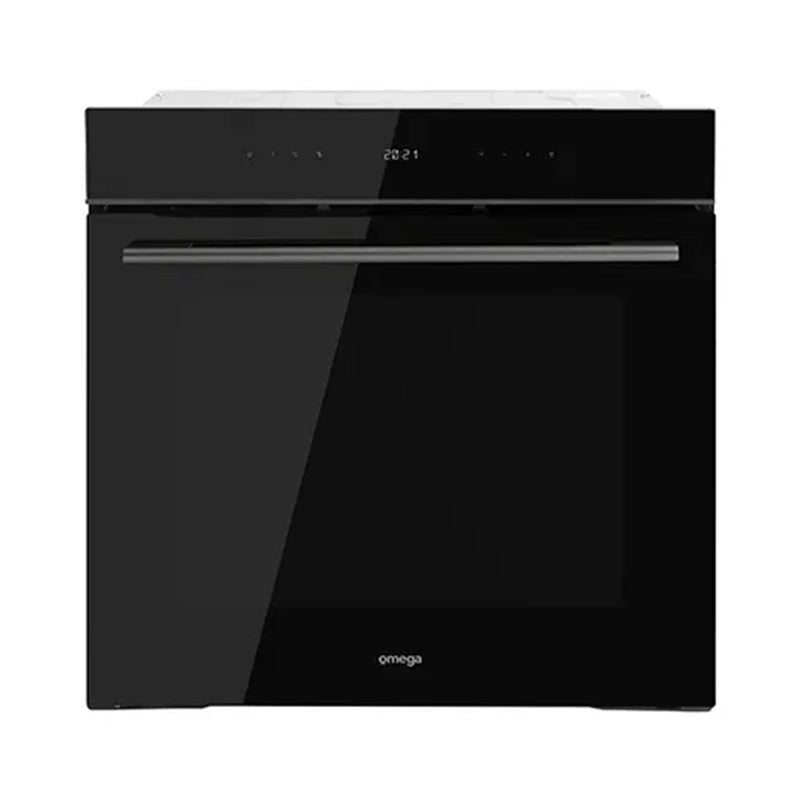 Omega 60cm Pyrolytic Built-In Oven with 16 Functions - Midnight Black