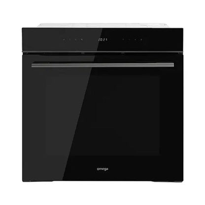 Omega 60cm Pyrolytic Built-In Oven with 16 Functions - Midnight Black