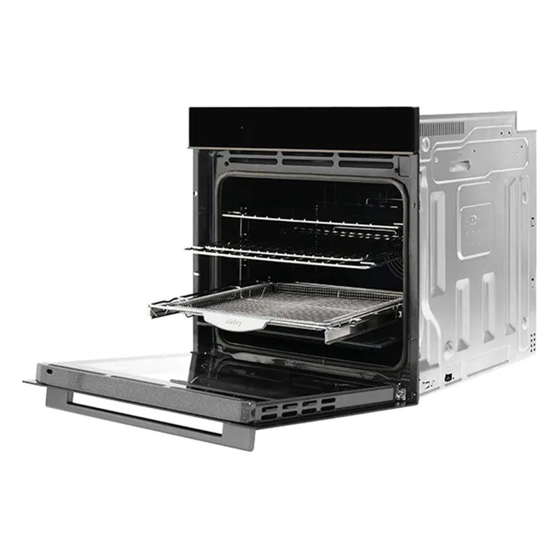 Omega 60cm Pyrolytic Built-In Oven with 16 Functions - Midnight Black
