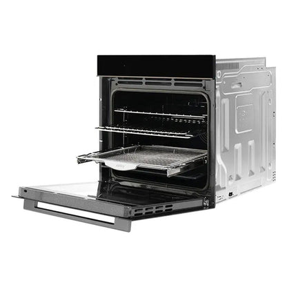 Omega 60cm Pyrolytic Built-In Oven with 16 Functions - Midnight Black