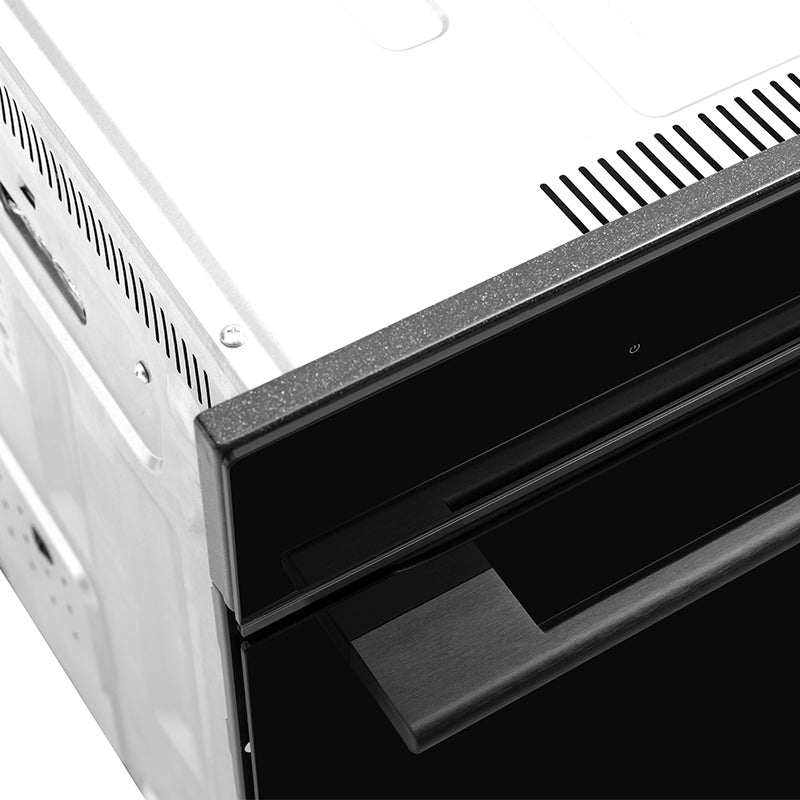 Omega 60cm Pyrolytic Built-In Oven with 16 Functions - Midnight Black