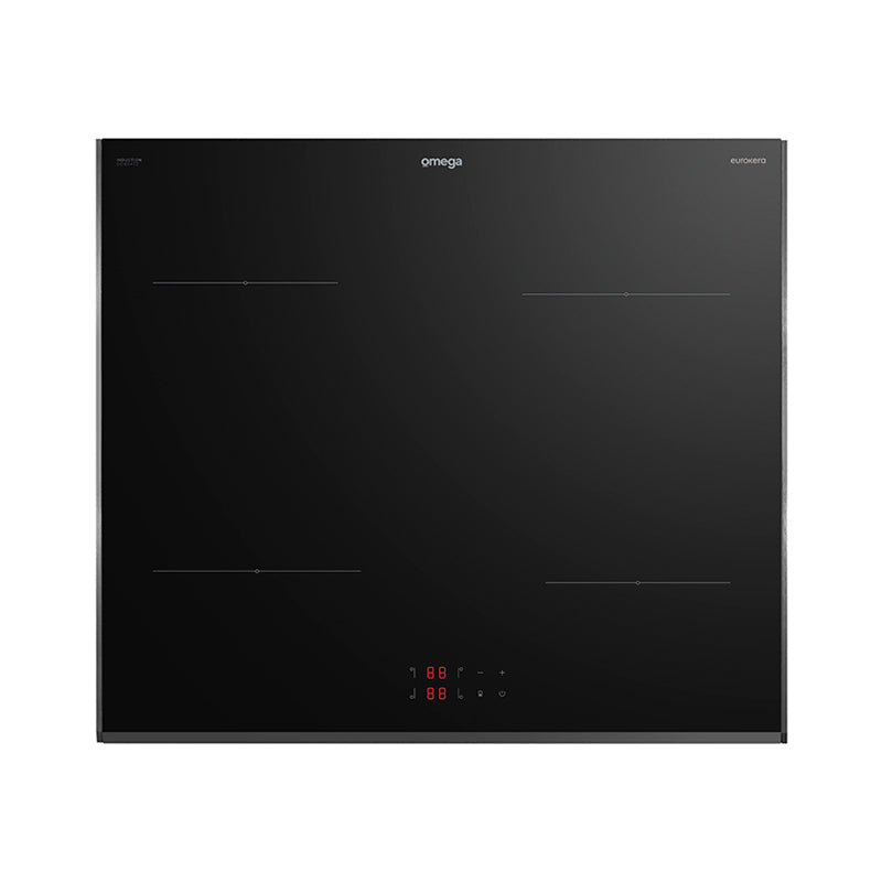 Omega 60cm 4-Zone Induction Cooktop - Black