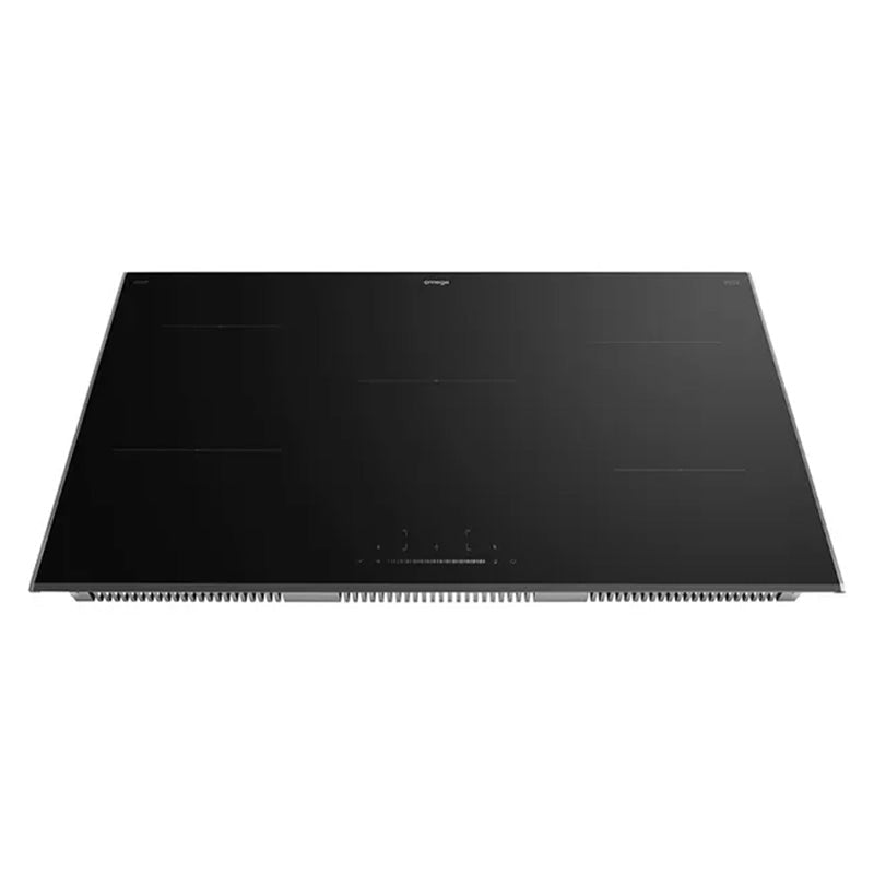 Omega 90cm 5-Zone Induction Cooktop - Black Glass