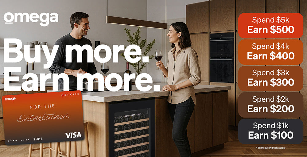 Claim up to $500 Visa Gift Card on select Omega Appliances