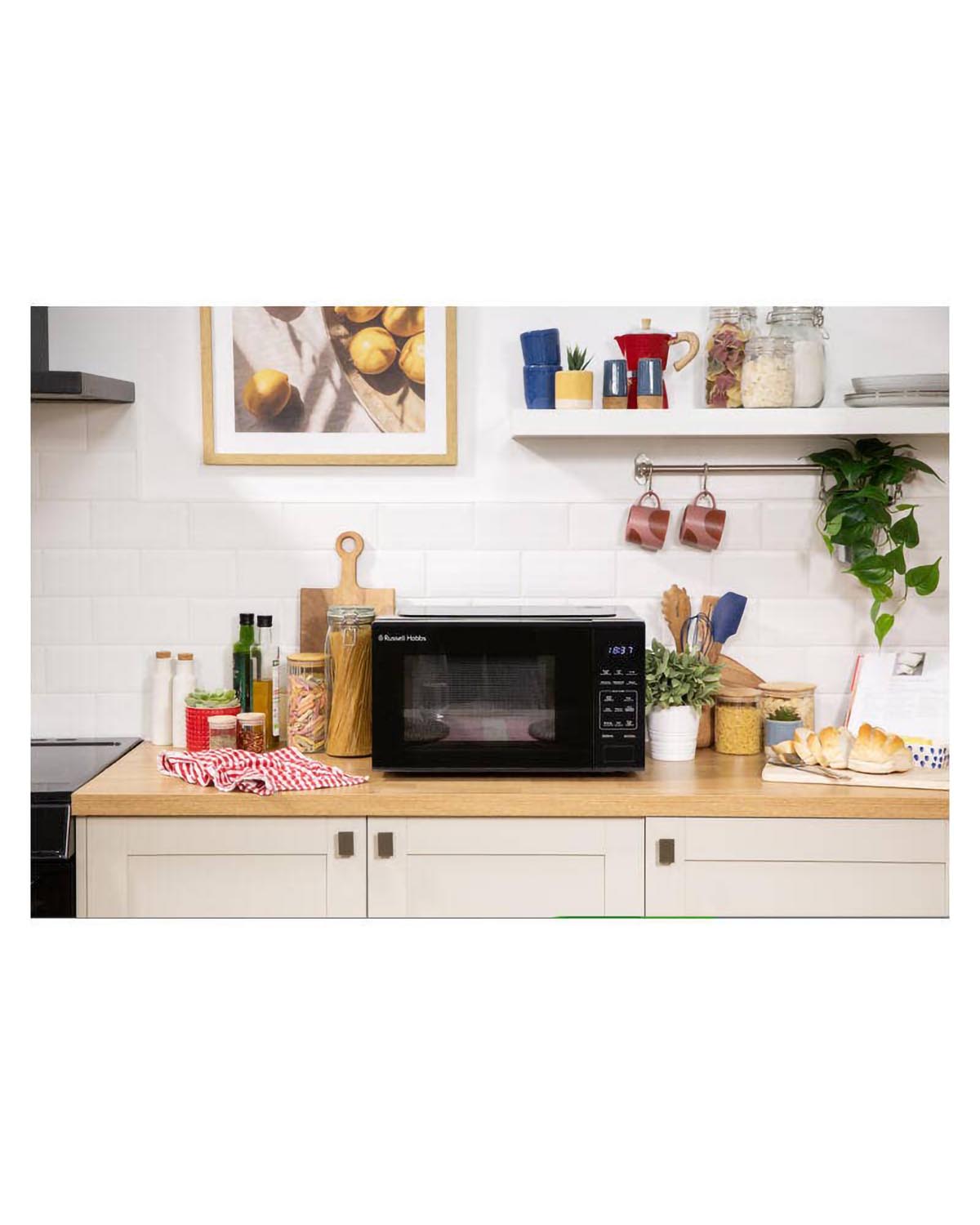 Russell Hobbs 25L Family Sized Digital Microwave - Black
